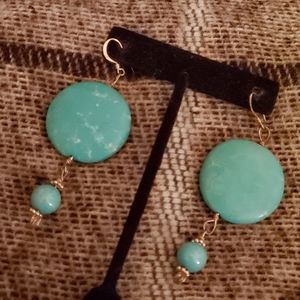 Turquoise drop earrings